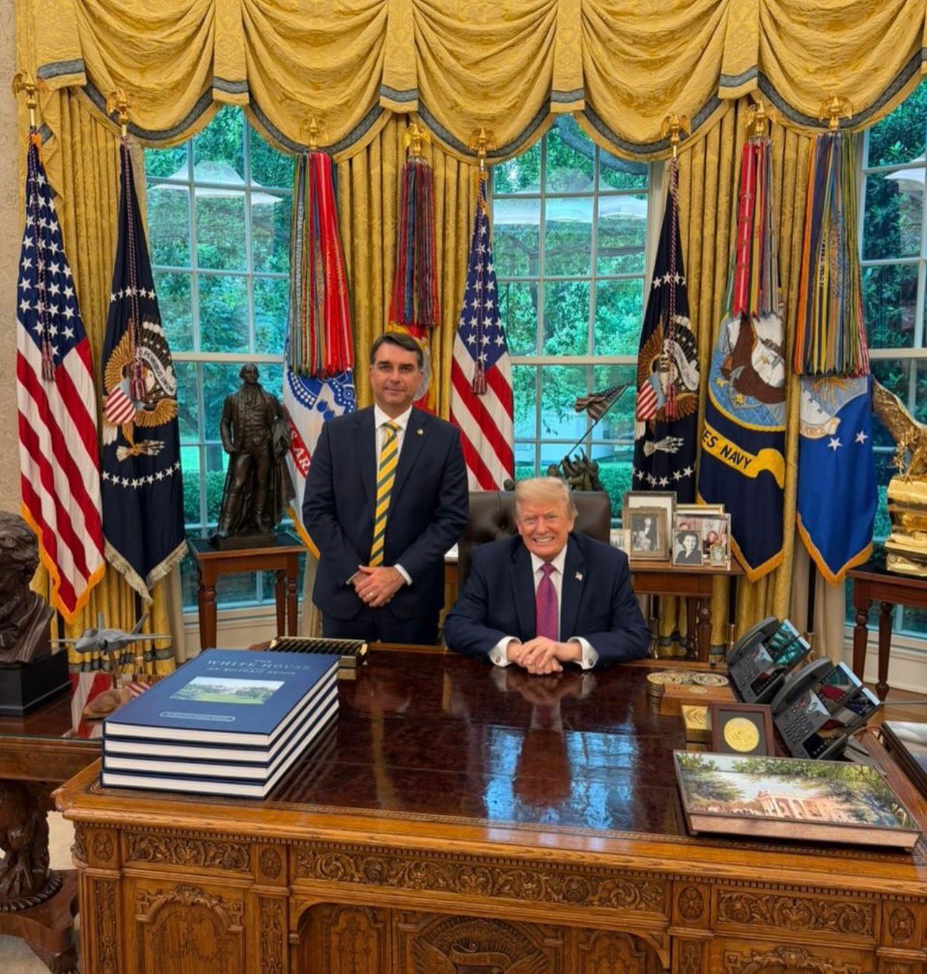 SEGUNDO METRÓPOLES, FLÁVIO TERÁ AGENDA NO DEPARTAMENTO DE ESTADO APÓS ENCONTRO COM TRUMP