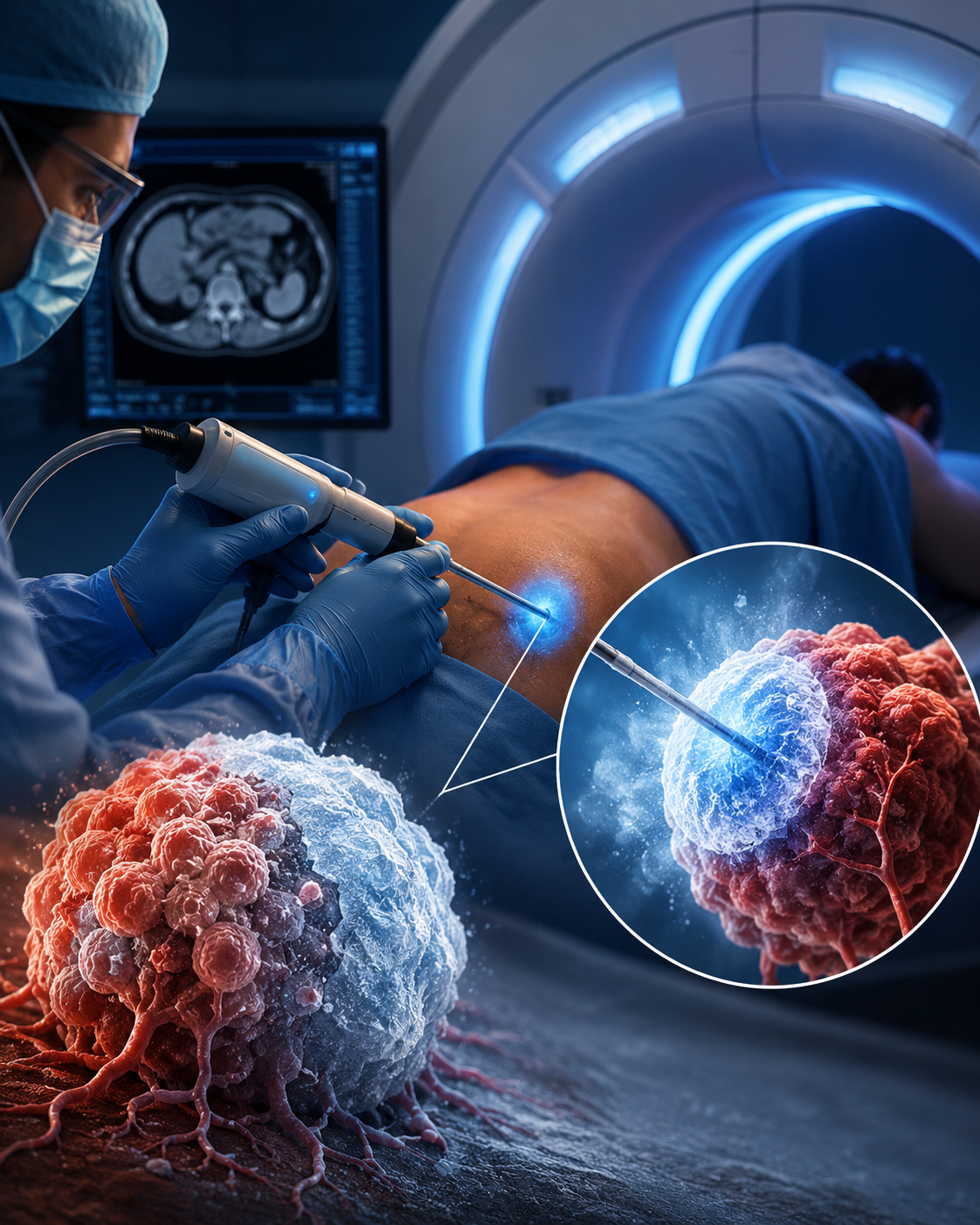 PESQUISADORES AUSTRALIANOS USAM TÉCNICA DE CONGELAMENTO PARA DESTRUIR TUMORES SEM CIRURGIA ABERTA