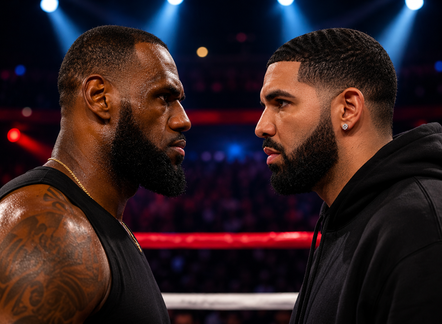 RUMOR SOBRE POSSÍVEL LUTA ENTRE LEBRON JAMES E DRAKE GANHA FORÇA NAS REDES SOCIAIS