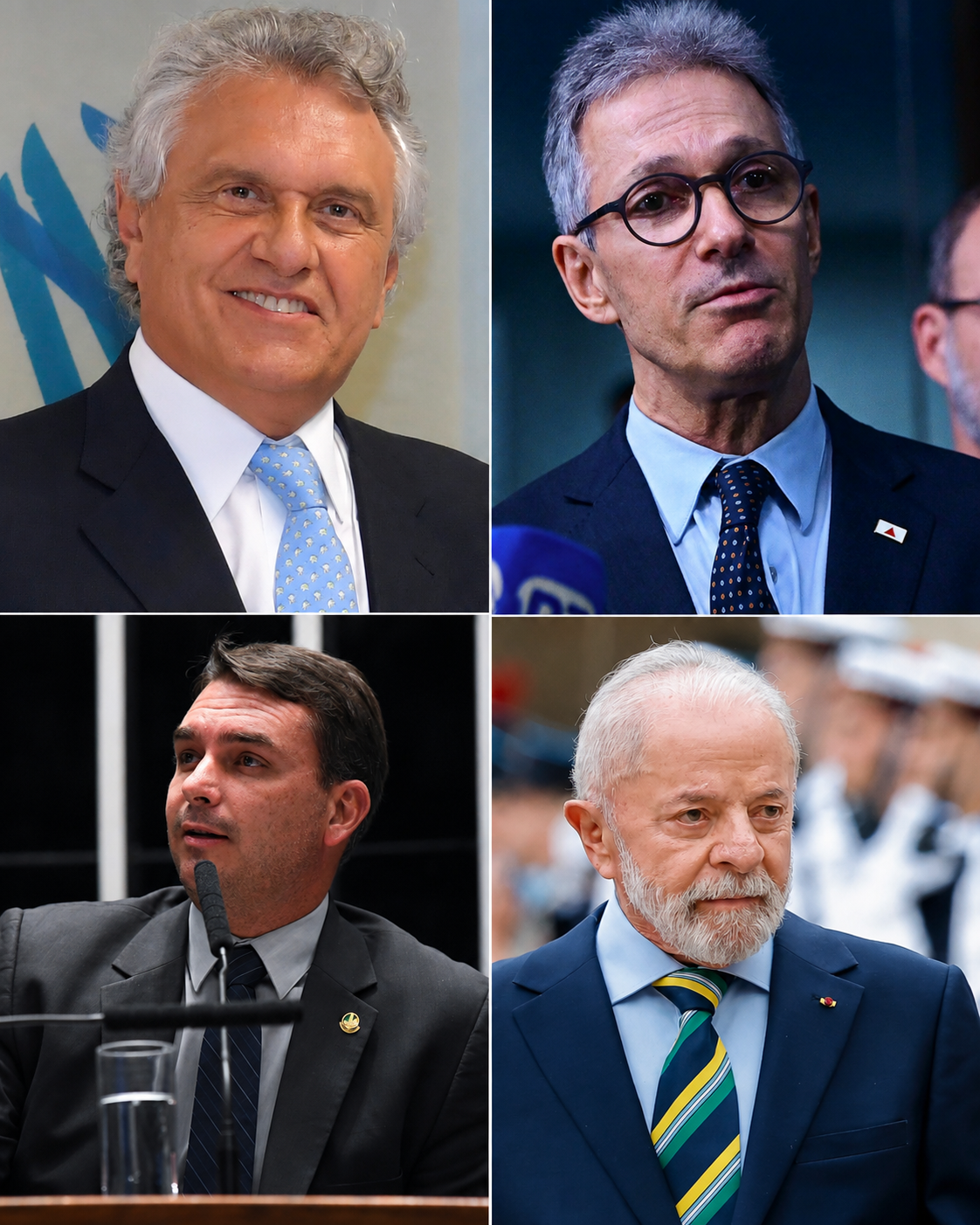 PESQUISA NEXUS/BTG MOSTRA EMPATE TÉCNICO DE LULA COM FLÁVIO BOLSONARO, CAIADO E ZEMA NO SEGUNDO TURNO