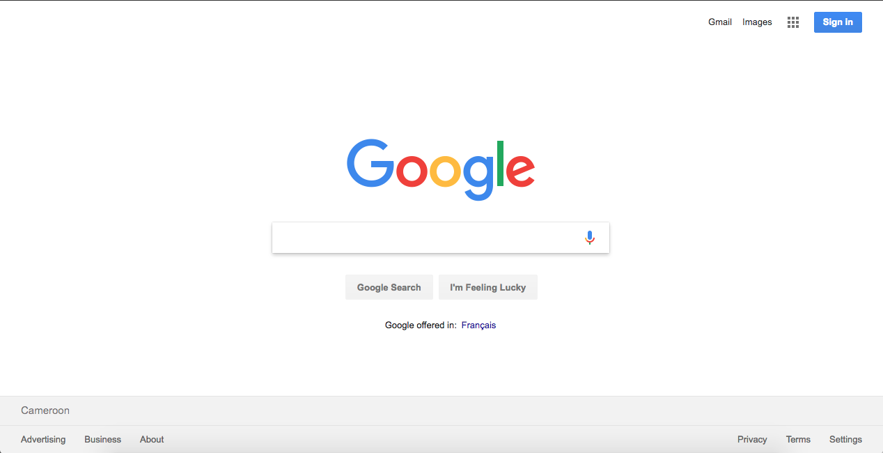 GOOGLE TESTA PÁGINA INICIAL SEM O CLÁSSICO BOTÃO DE BUSCA E DÁ MAIS ESPAÇO À IA
