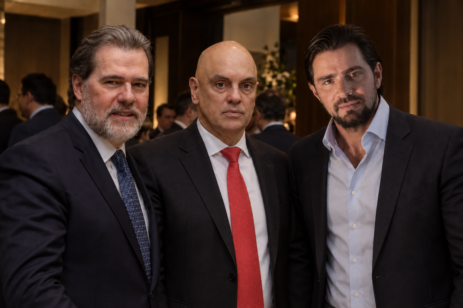 MORAES, TOFFOLI E VORCARO PARTICIPARAM DE DEGUSTAÇÃO DE MACALLAN EM EVENTO DO BANCO MASTER EM LONDRE