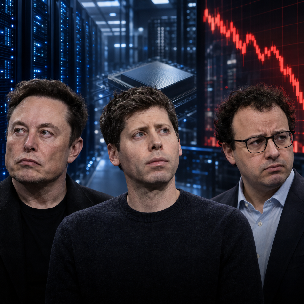 ALTMAN, MUSK E CHEFE DA ANTHROPIC PEDEM FREIO NA IA; NVIDIA E AÇÕES DE CHIPS DESPENCAM